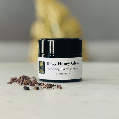Dewy Honey Glow - Renewing hydration mask -   Gaea Organics